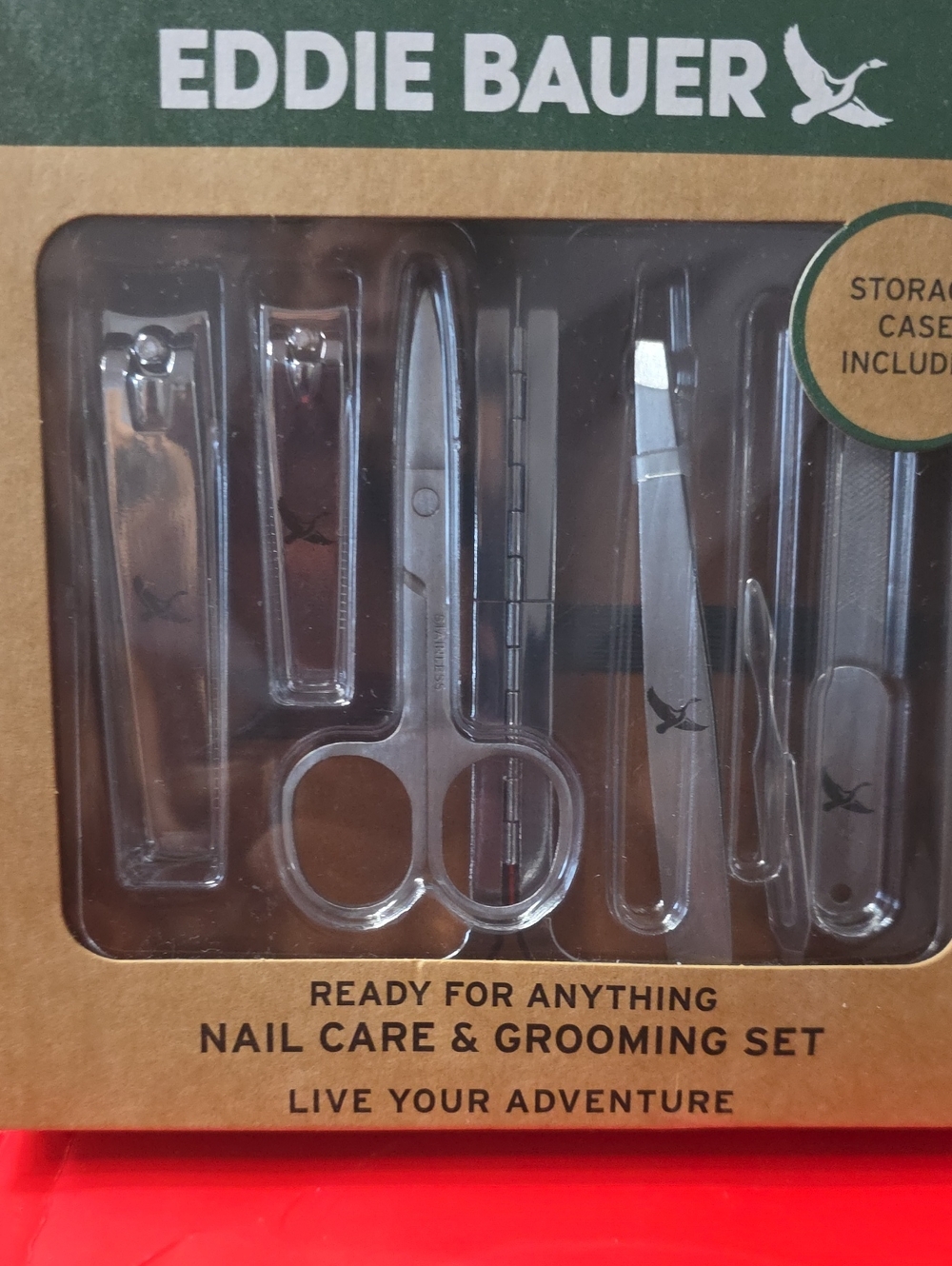 Eddie Bauer Stainless Steel Nail Care & Grooming Kit